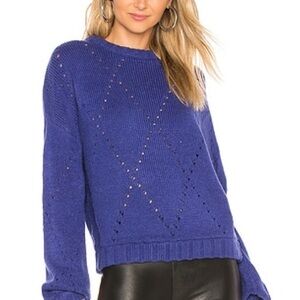 Mia Pointelle Sweater in Cobalt
FOR LOVE & LEMONS